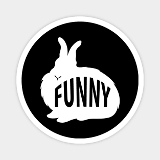 Funny Bunny Magnet